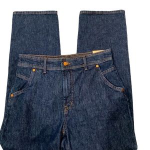 Madewell Women's Straight Leg Jeans - Dark Blue